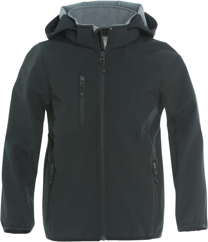 Basic Softshell Jacket Junior Black 110/120