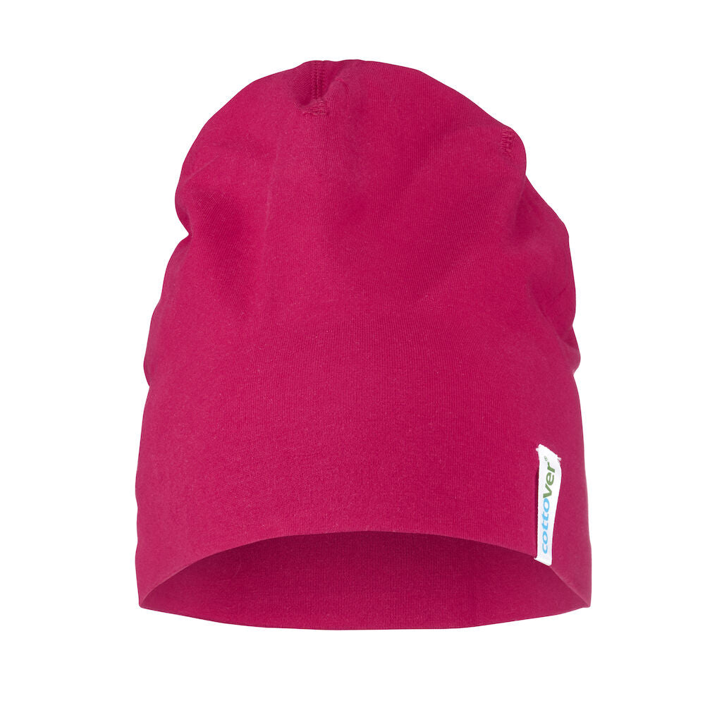 Beanie (GOTS) Dark Cerise 0