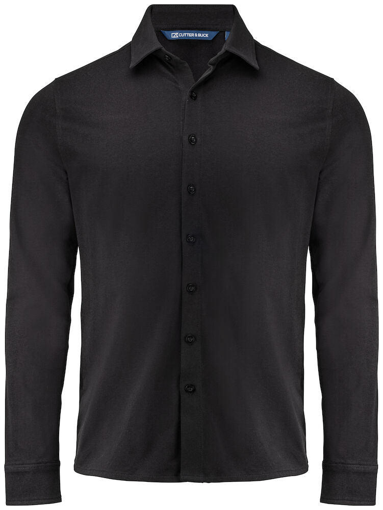 Hedley Stretch Shirt Men Black S
