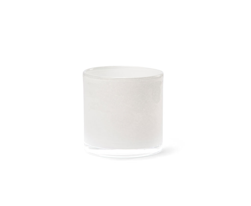 Glass Lantern Small White One size
