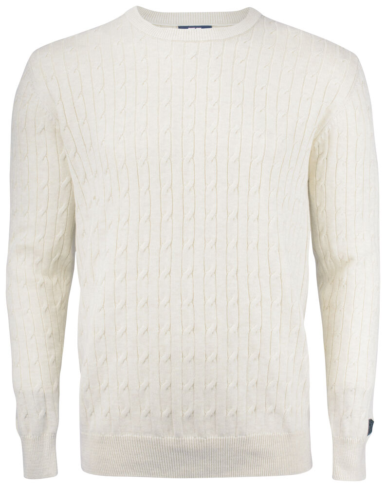 Blakely Knitted Sweater Men Sand Melange S