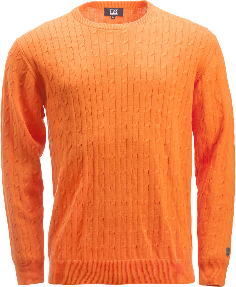 Blakely Knitted Sweater Men Blood Orange S