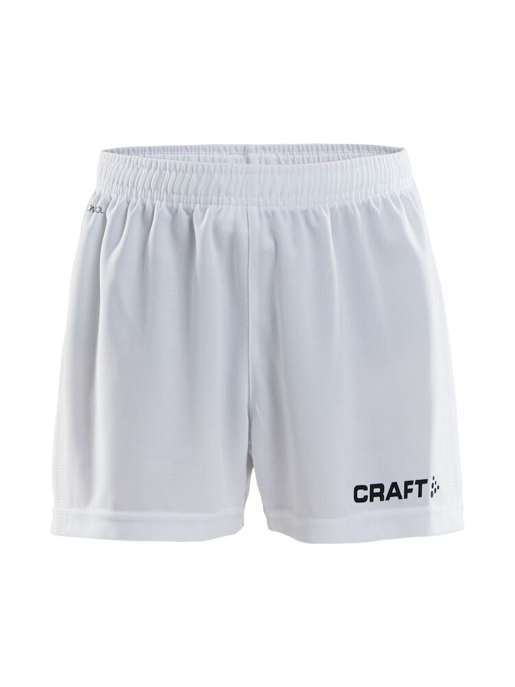 Pro Control Shorts Jr White 122/128
