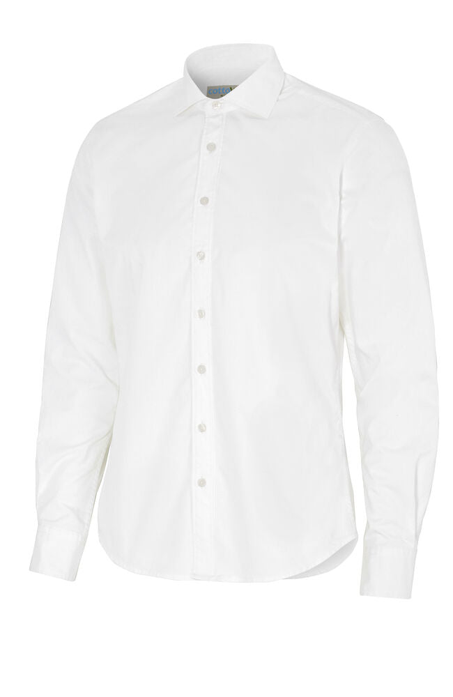 Poplin Slim Fit Man (GOTS) White 36