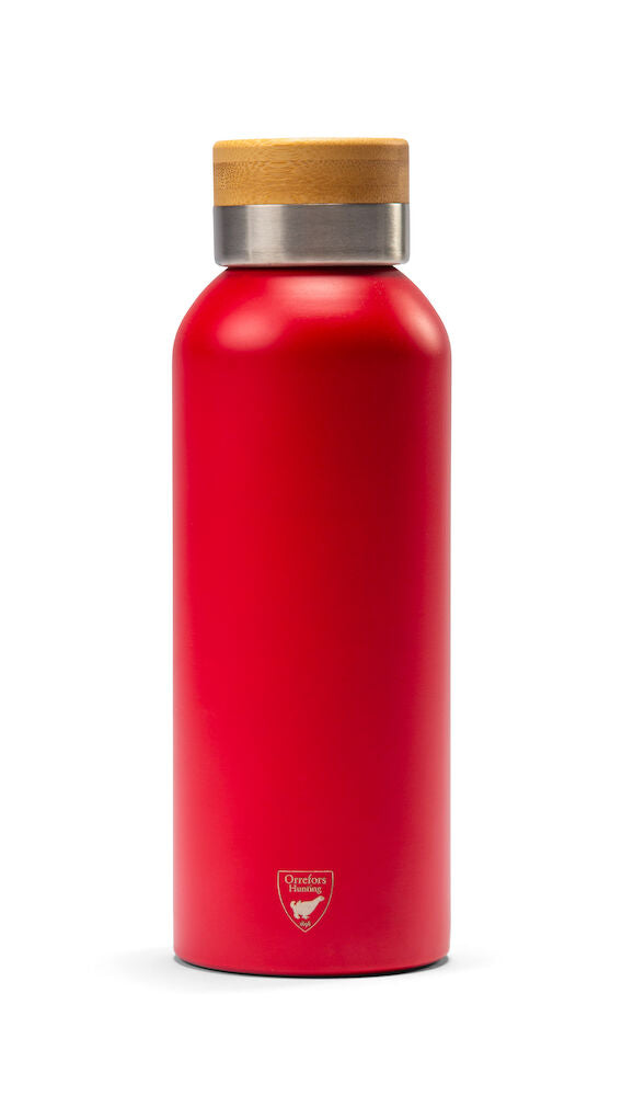 Thermos Bamboo Lid Red One size