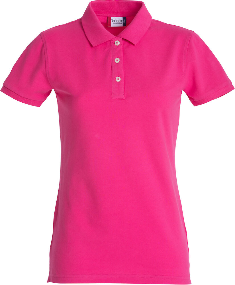 Stretch Premium Polo Ladies Brightcerise S
