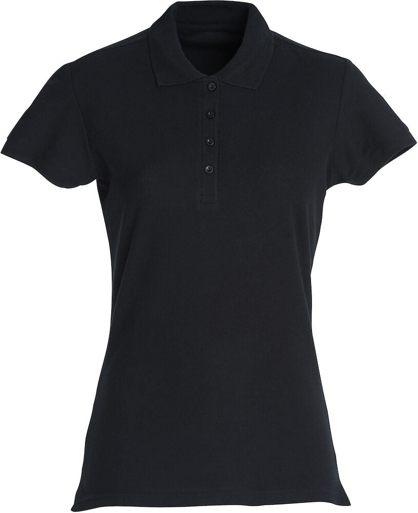 Basic Polo Ladies Black XS
