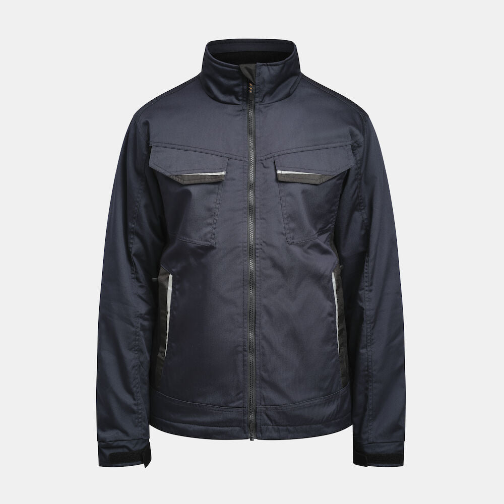 Poly Cotton Padded Jacket Navy XS