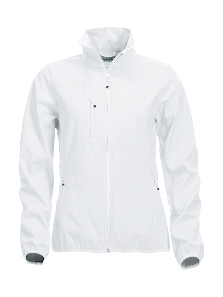 Basic Softshell Jacket Ladies White XS