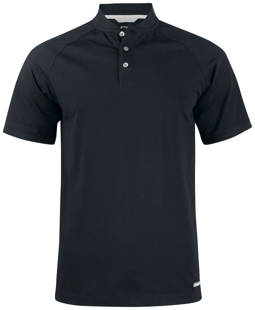 Advantage Stand-Up Collar Polo Black S