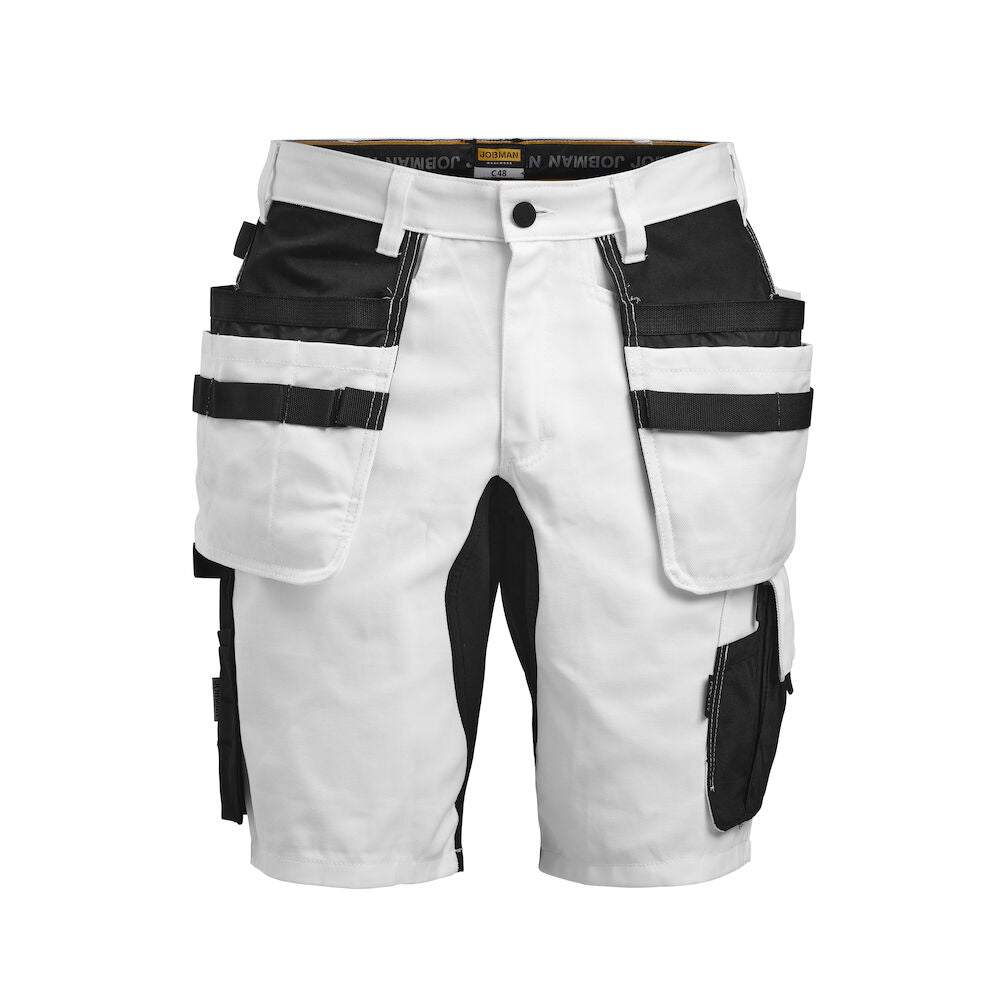 Painters Shorts Core Stretch White/Black C44