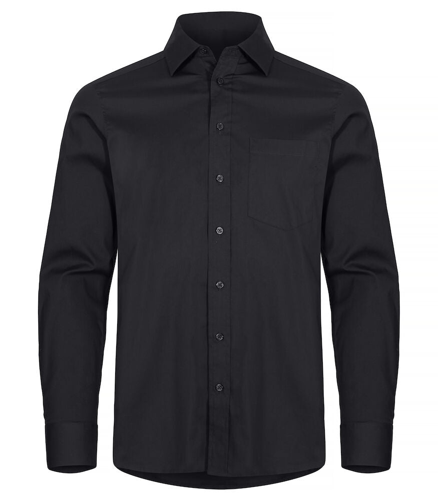 Stretch Shirt LS Black XS