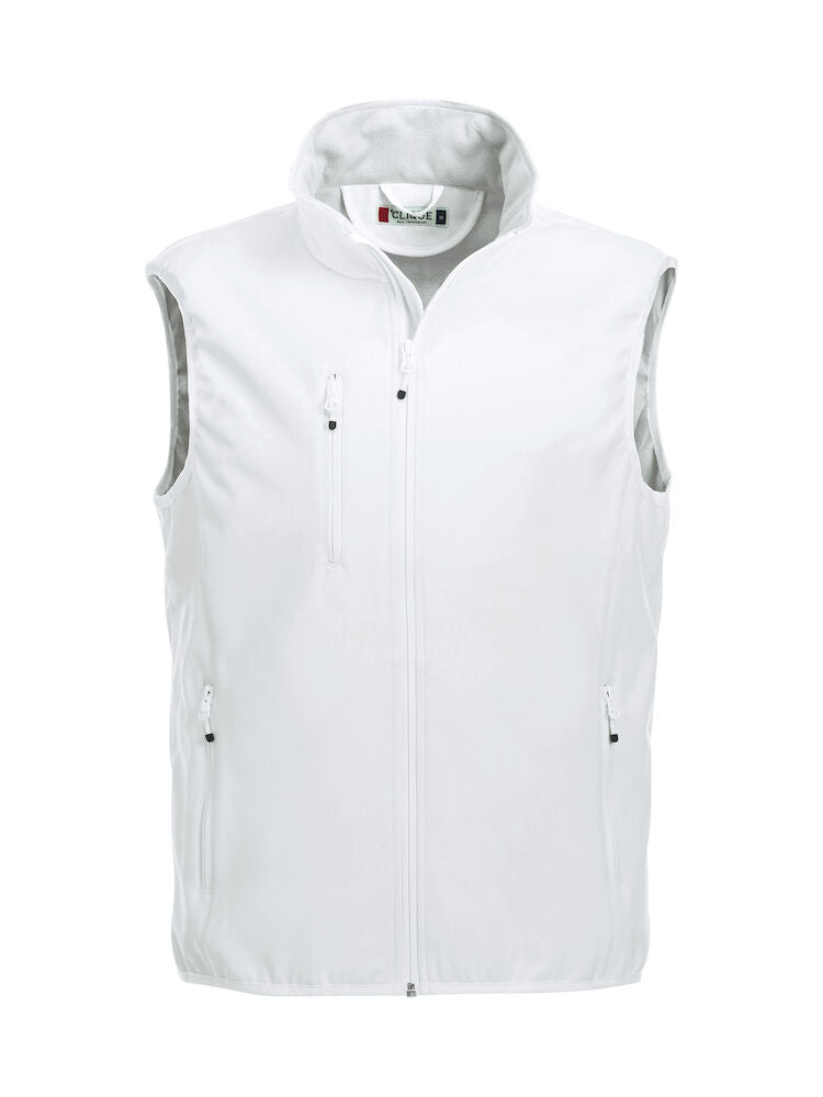 Basic Softshell Vest White XS