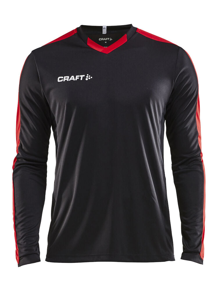 Progress Jersey Contrast Ls M Black/Bright M
