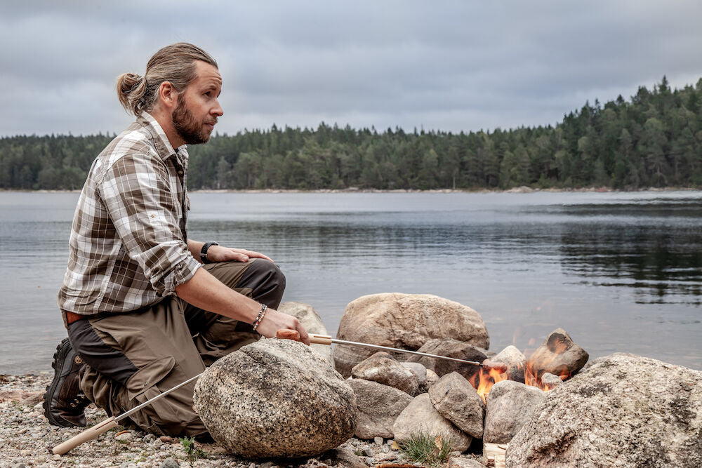 Sammenleggbar stekepanne