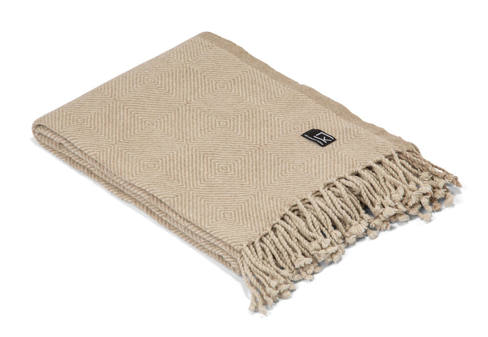 Plaid Kolstorp Recycled Beige One size