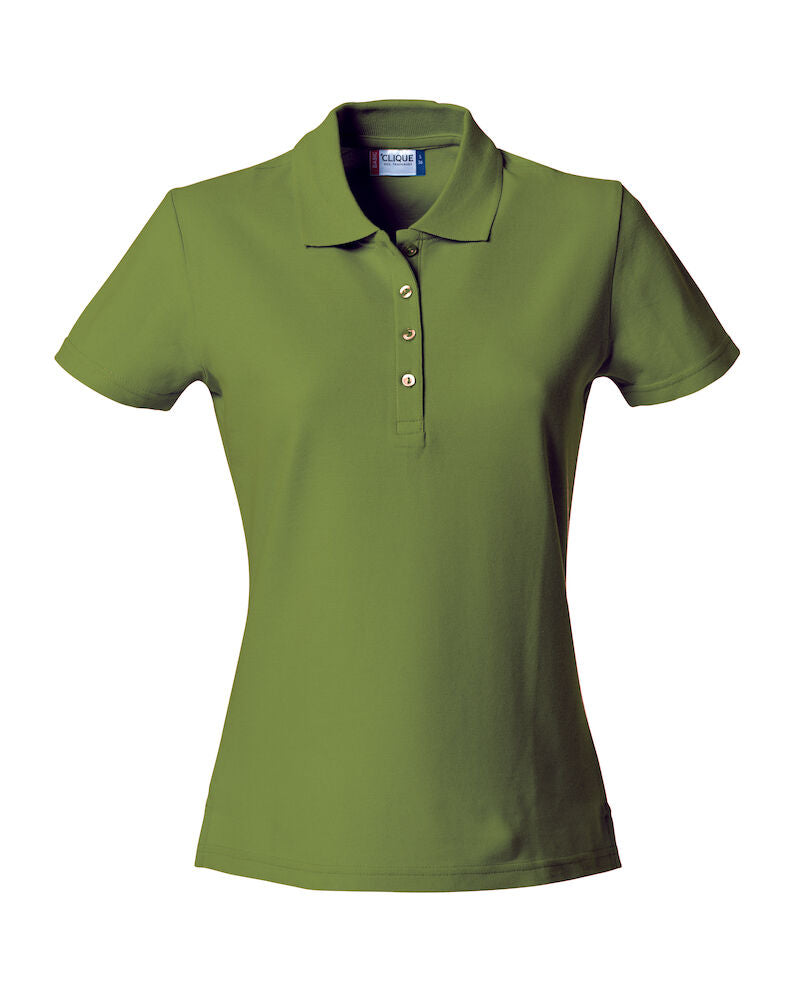 Basic Polo Ladies Military Gre XS