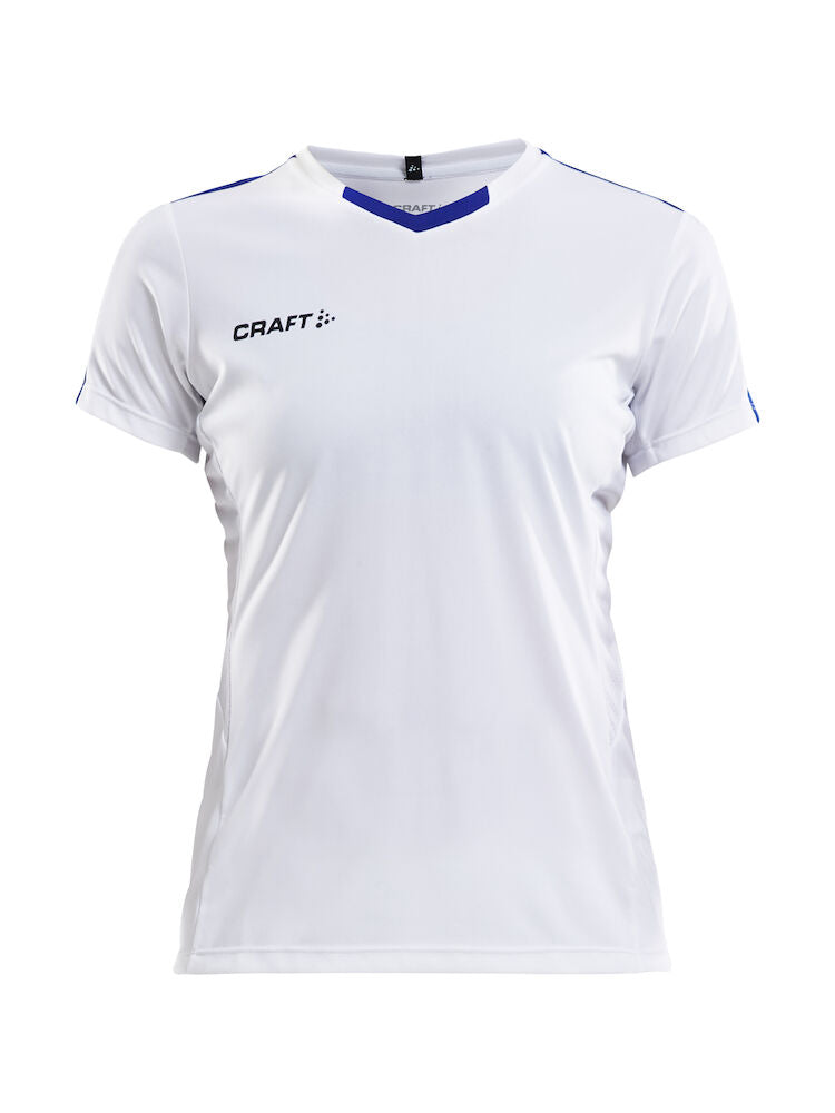 Progress Jersey Contrast W White/Club Cobolt