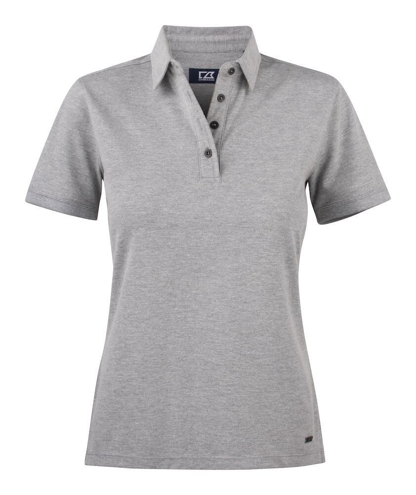 Oceanside Polo Ladies Grey Melange XS
