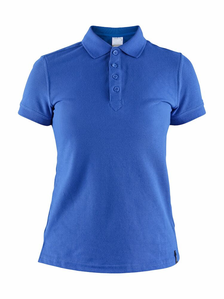 Casual Polo Pique W Sweden Blue XS