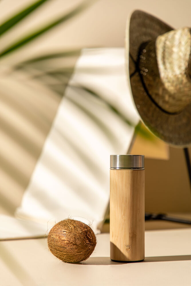 Termosflaske Bambus, 50 cl