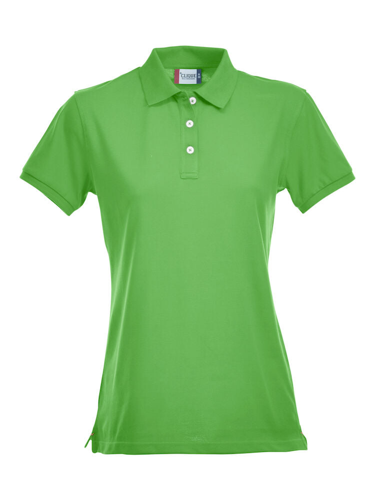 Stretch Premium Polo Ladies Apple Green S