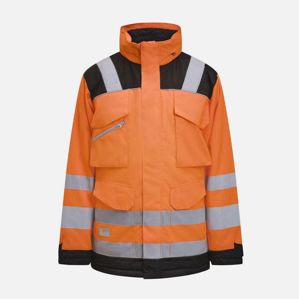 HV Vinterparkas Orange/Svart XS