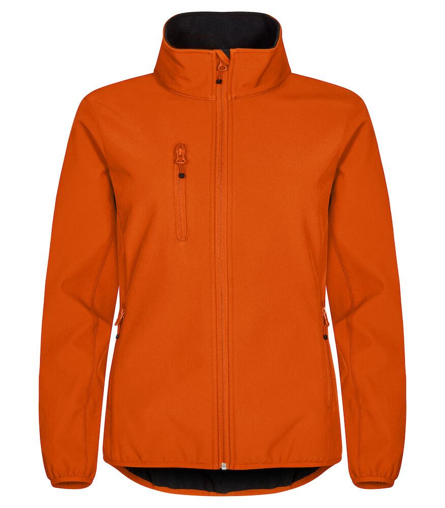 Classic Softshell Jkt Lady Blood Orange XS