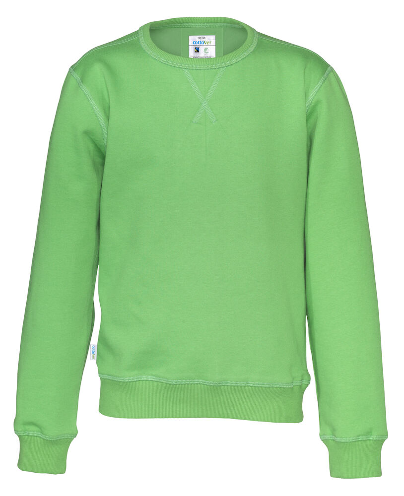 Crew Neck Kid (GOTS) Green 90/100