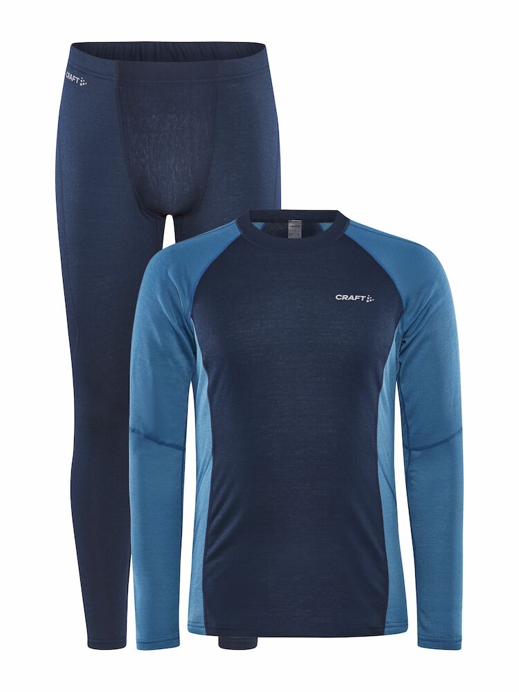 CORE Warm Baselayer Set M Blaze-Whale XS