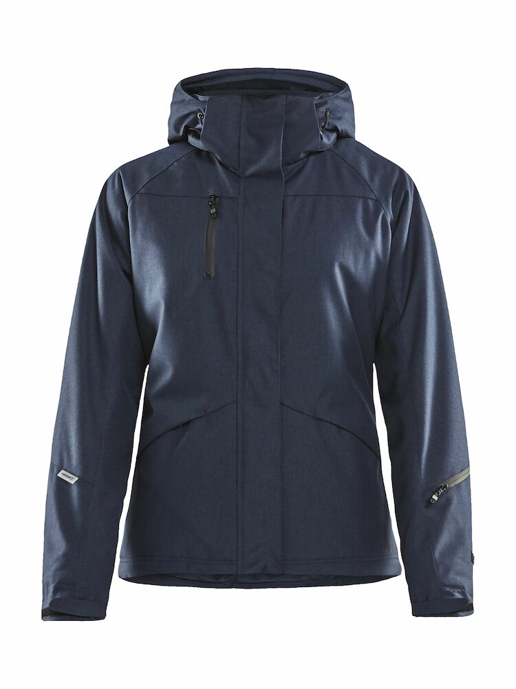 Mountain Padded Jkt W Dark Navy Melange XS