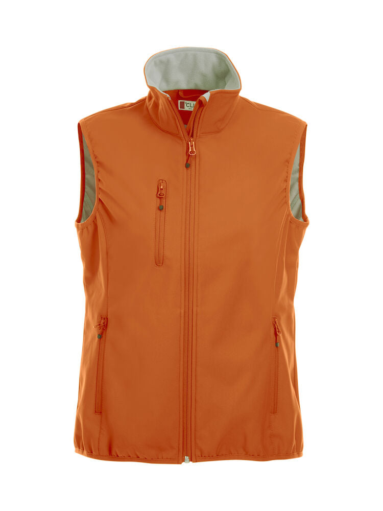 Basic Softshell Vest Ladies Blood Orange XS
