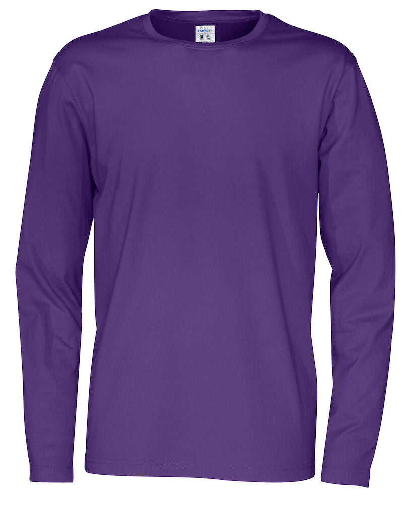 T-Shirt LS Man (GOTS) Purple S