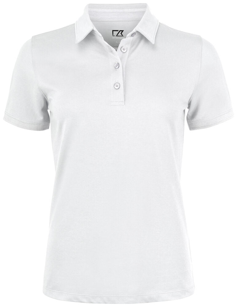 Oceanside Stretch Polo Ladies White XS