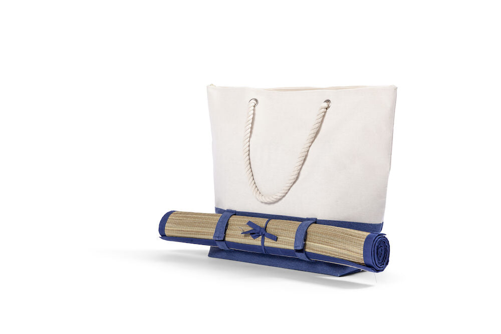 Beachbag med matte