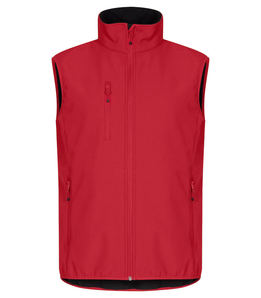 Classic Softshell Vest Red XS