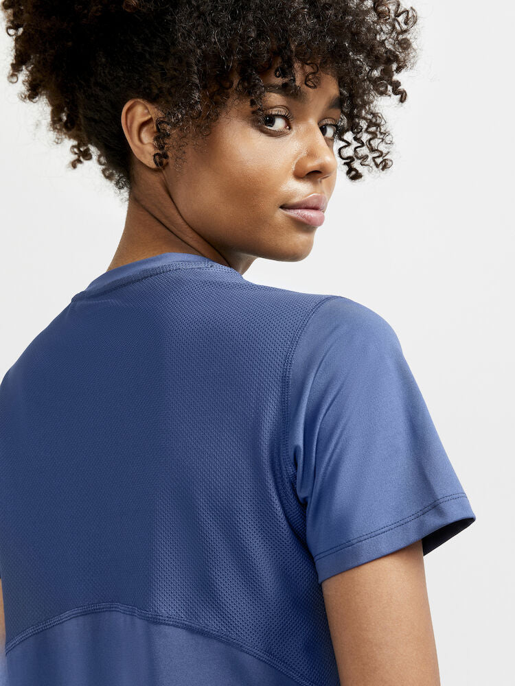 ADV Essence SS Tee W Saphire