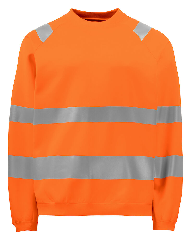 6106 Sweatshirt HV CL 3 Orange XS