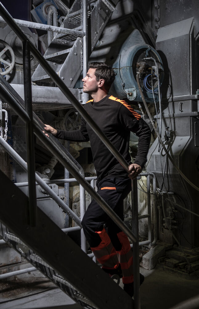 6528 SERVICE PANT STRETCH EN ISO 20471 CLASS 1