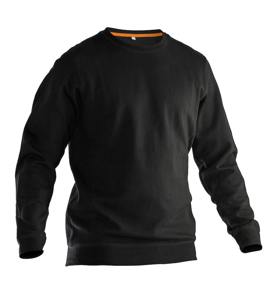 Sweatshirt Roundneck Black/Black XXS
