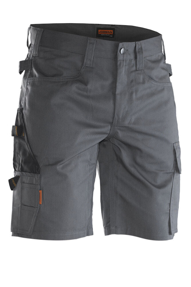 Poly cotton Shorts Dark Grey/Bl C42
