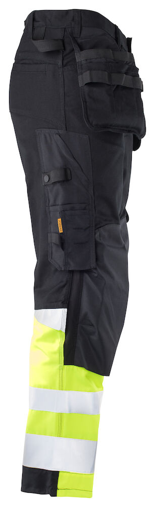 2134 Craftsman Trousers Core Stretch Hi-Vis black/yellow