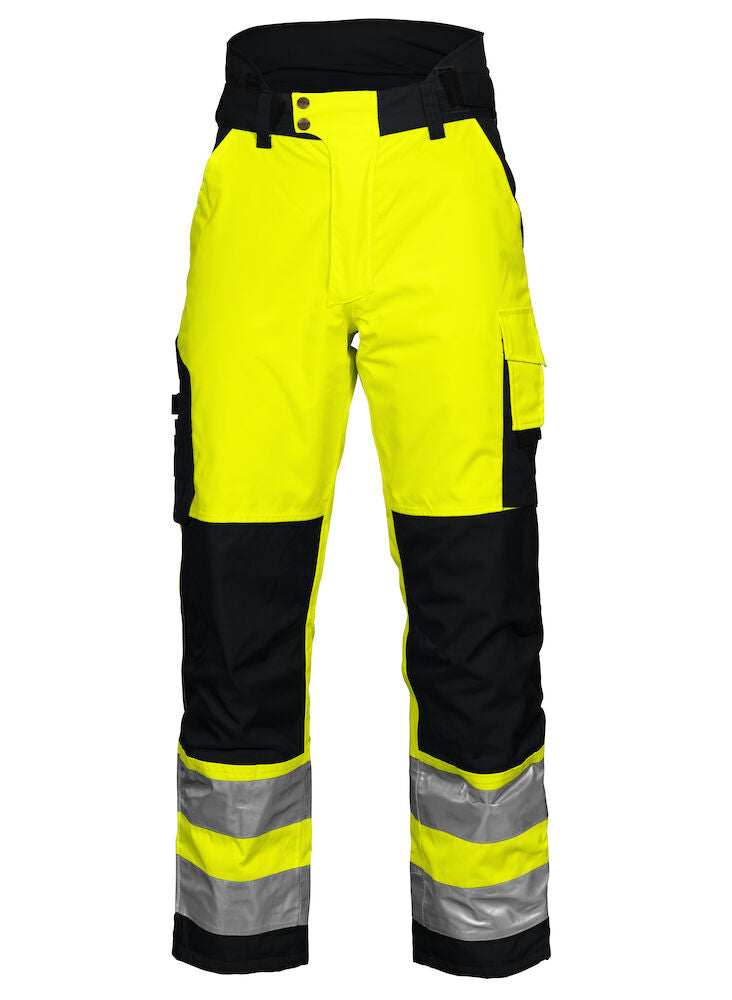 6514 PADDED WAISTPANTS EN ISO 20471 CLASS 2 Yellow/Black