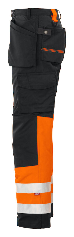 6502 WAISTPANTS EN ISO 20471 CLASS 1 Orange/Black
