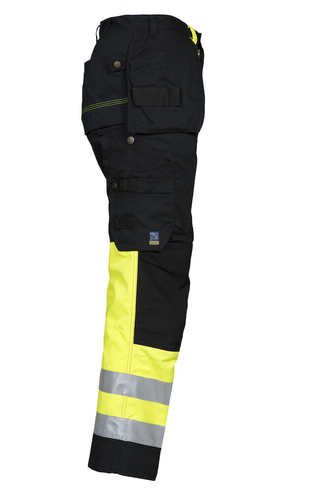 6502 WAISTPANTS EN ISO 20471 CLASS 1 Yellow/Black