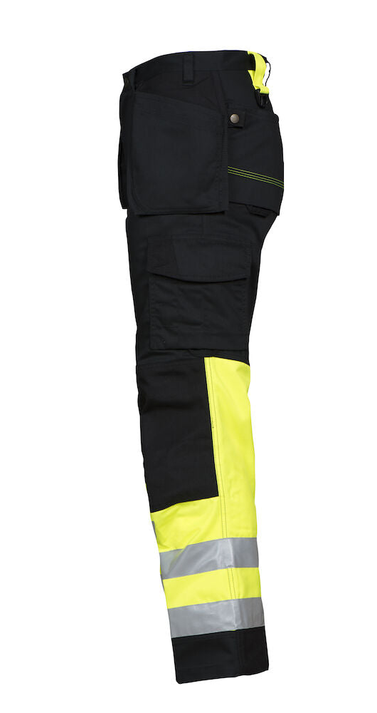 6502 WAISTPANTS EN ISO 20471 CLASS 1 Yellow/Black