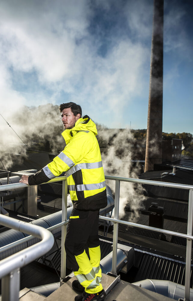 6528 SERVICE PANT STRETCH EN ISO 20471 CLASS 1