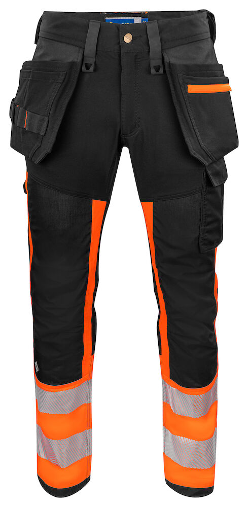 6540 Waistpant Hi Viz Orange/Black C44