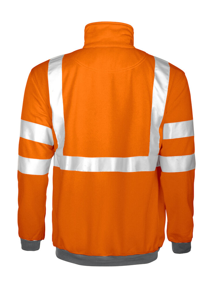 6103 SWEATSHIRT, FULL ZIP EN ISO 20471 CLASS 3