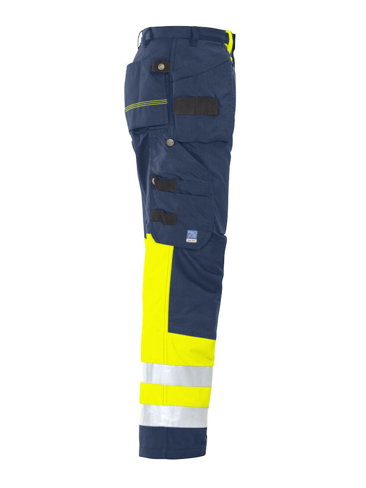 6502 WAISTPANTS EN ISO 20471 CLASS 1 Yellow/Navy